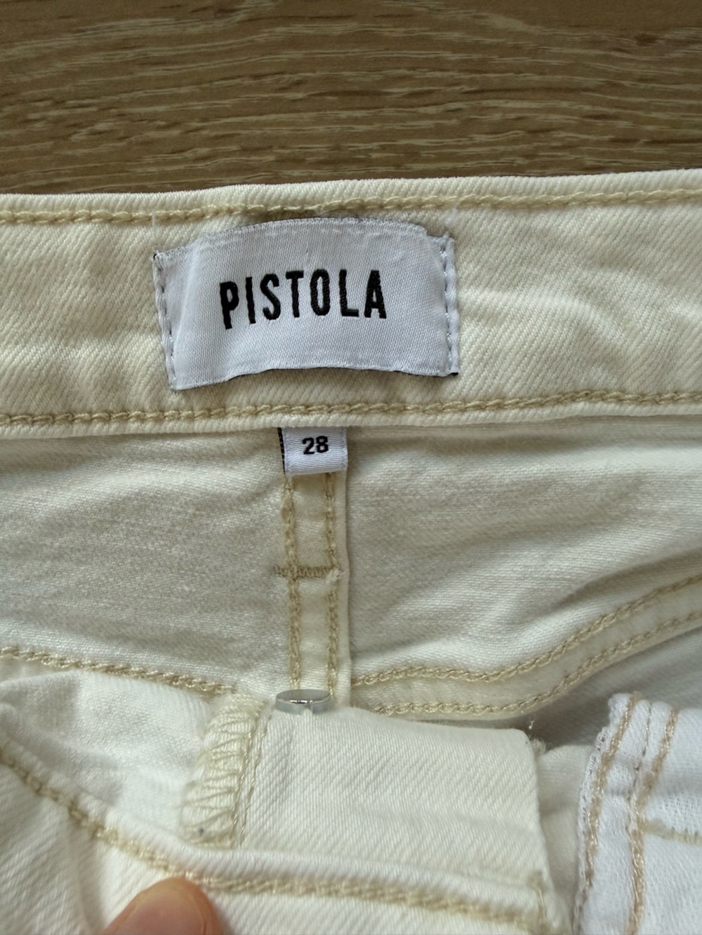 pistola Off-White Straight Leg Jeans - Picture 3 of 9